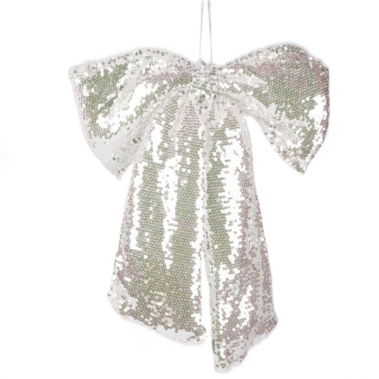FIOCCO PAILLETTES BIANCHE 38X50CM PVC