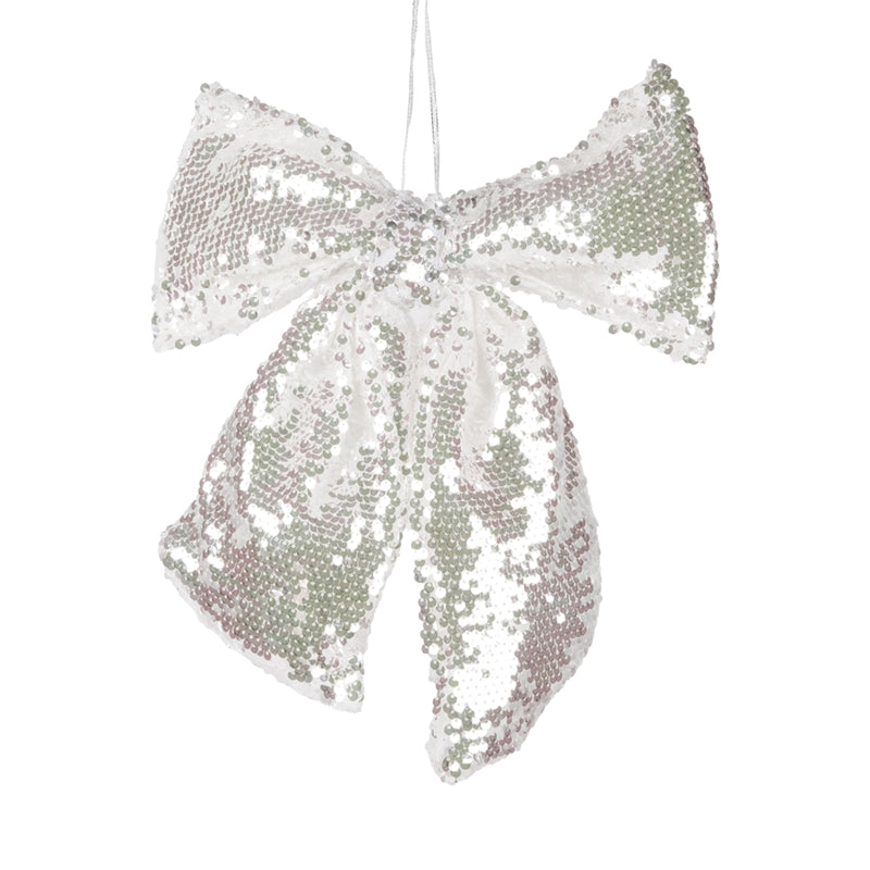 FIOCCO PAILLETTES BIANCHE 26X33CM PVC