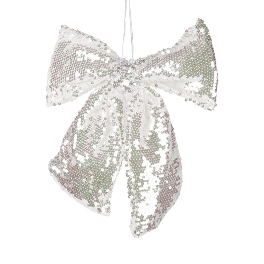 FIOCCO PAILLETTES BIANCHE 26X33CM PVC