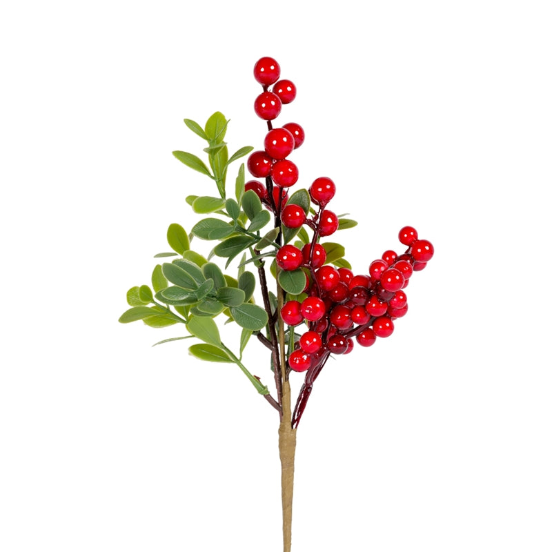 PICK BACCHE/FOGLIE H.20CM PVC