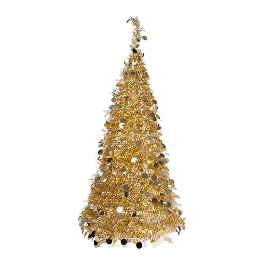 ALBERO CONO POP UP CHAMPAGNE H.240CM PVC