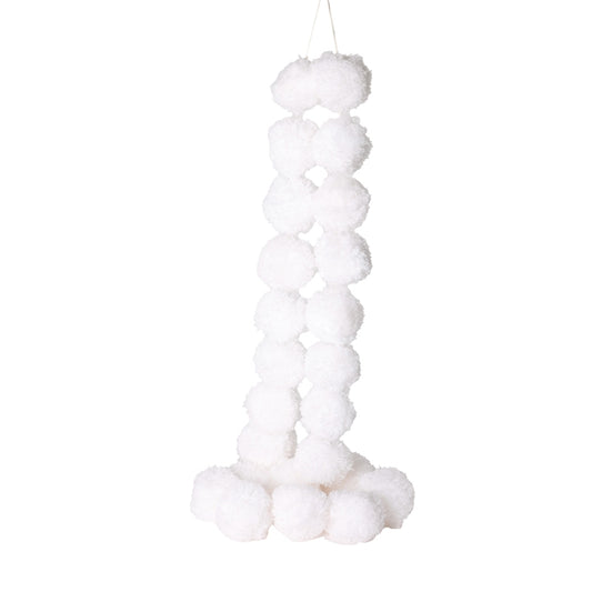 RESTA POMPON BIANCHI H.180CM POLIESTERE