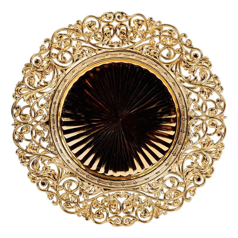 SOTTOPIATTO ORO D.33CM PVC