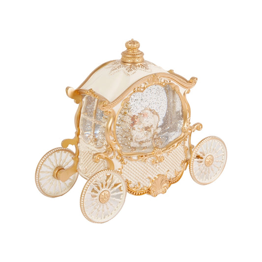 CARROZZA NATALE MUS/MOV 26X11X21CM RESIN