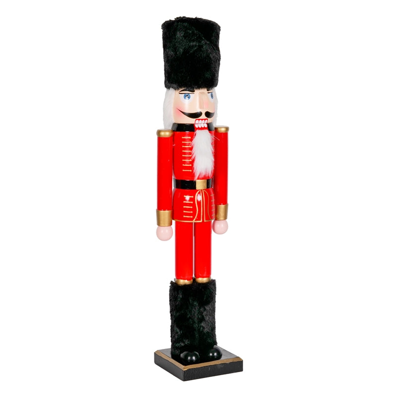SCHIACCIANOCI ROSSO H.38CM LEGNO