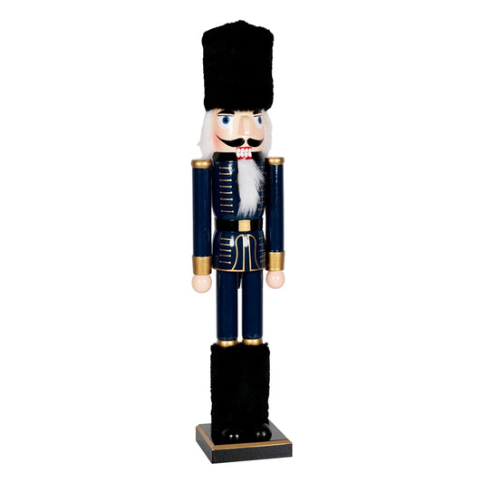 SCHIACCIANOCI BLU H.61CM LEGNO
