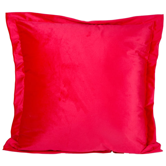 CUSCINO ROSSO 2 TONI 60X60CM VELLUTO