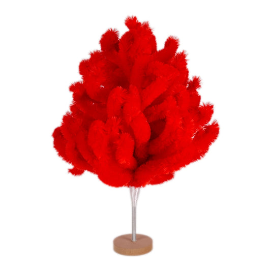 ALBERO CINIGLIA ROSSO H.45CM PVC