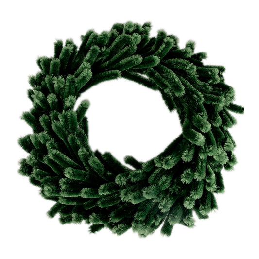 CORONA CINIGLIA VERDE D.70CM PVC