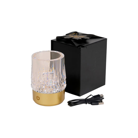VASETTO LED D.7X10,5CM ACRILICO