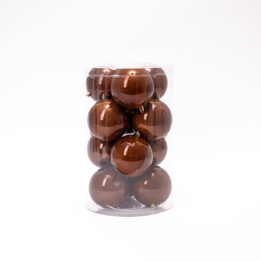 BOX SFERA D.15CM TABACCO