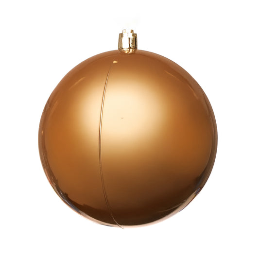 BOX 12 SFERE D.10CM ORO ANTICO