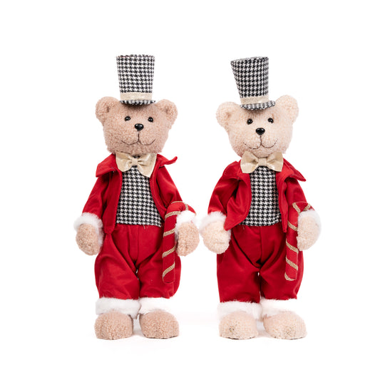 TEDDY ROSSO SCACCHI 45CM ASSORTITI