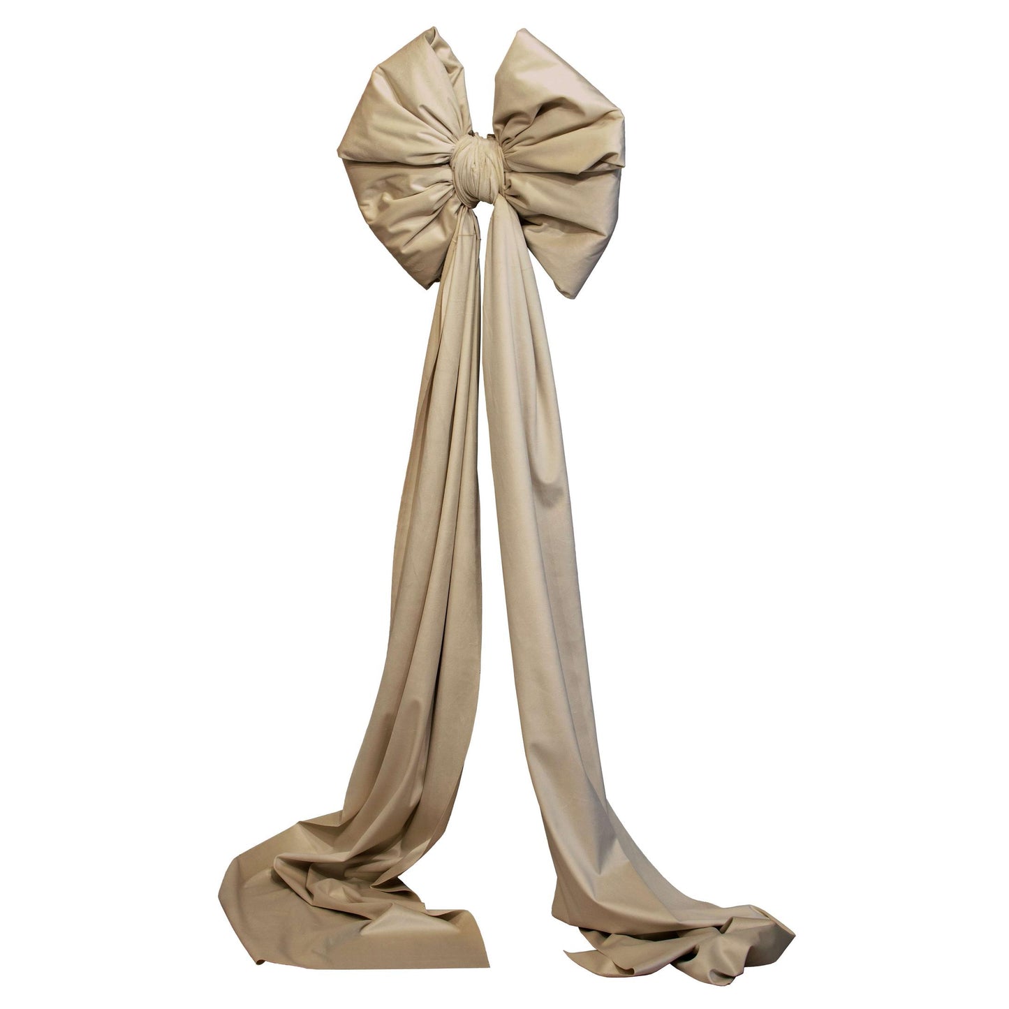 VELVET BOW CM48X48 (TAILS CM48X180) DOVE