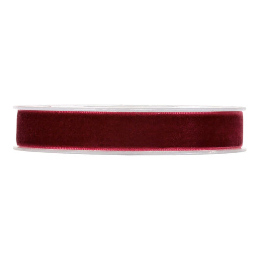 VELVET RIBBON MM15 X9 MT BORDEAUX