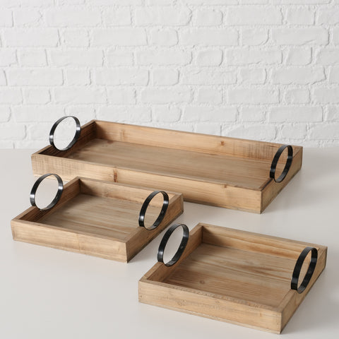 SET 3 VASSOI RINGO MAT.MISTI 25-55X25-28