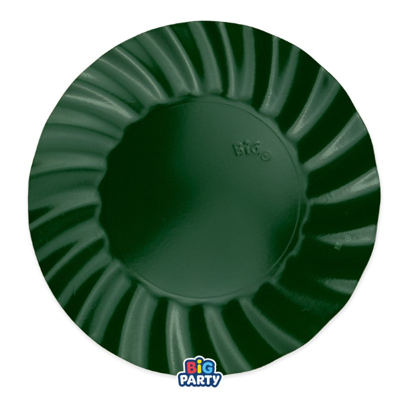 6 Piatti cm.30 Wavy Verde Foresta