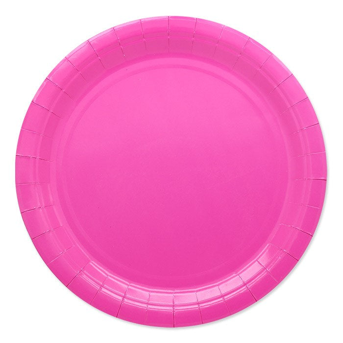 25 Piatti Ecolor cm.24 Fuxia