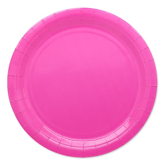 25 Piatti Ecolor cm.24 Fuxia