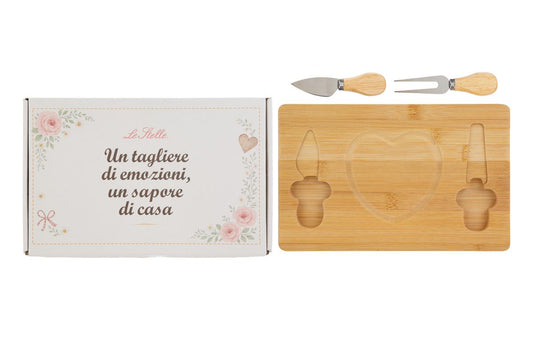 SET 3PZ TAGLIERE IN LEGNO