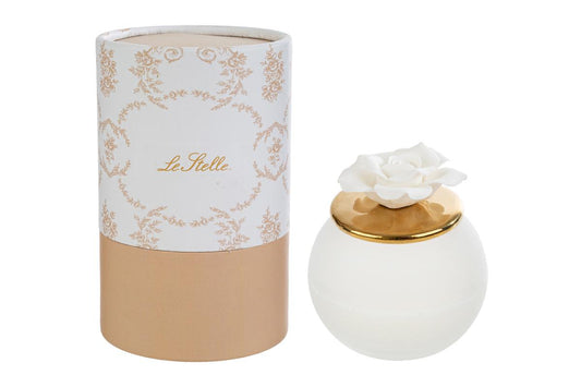 FIORE BIANCO CANDELA D7.5*H9CM