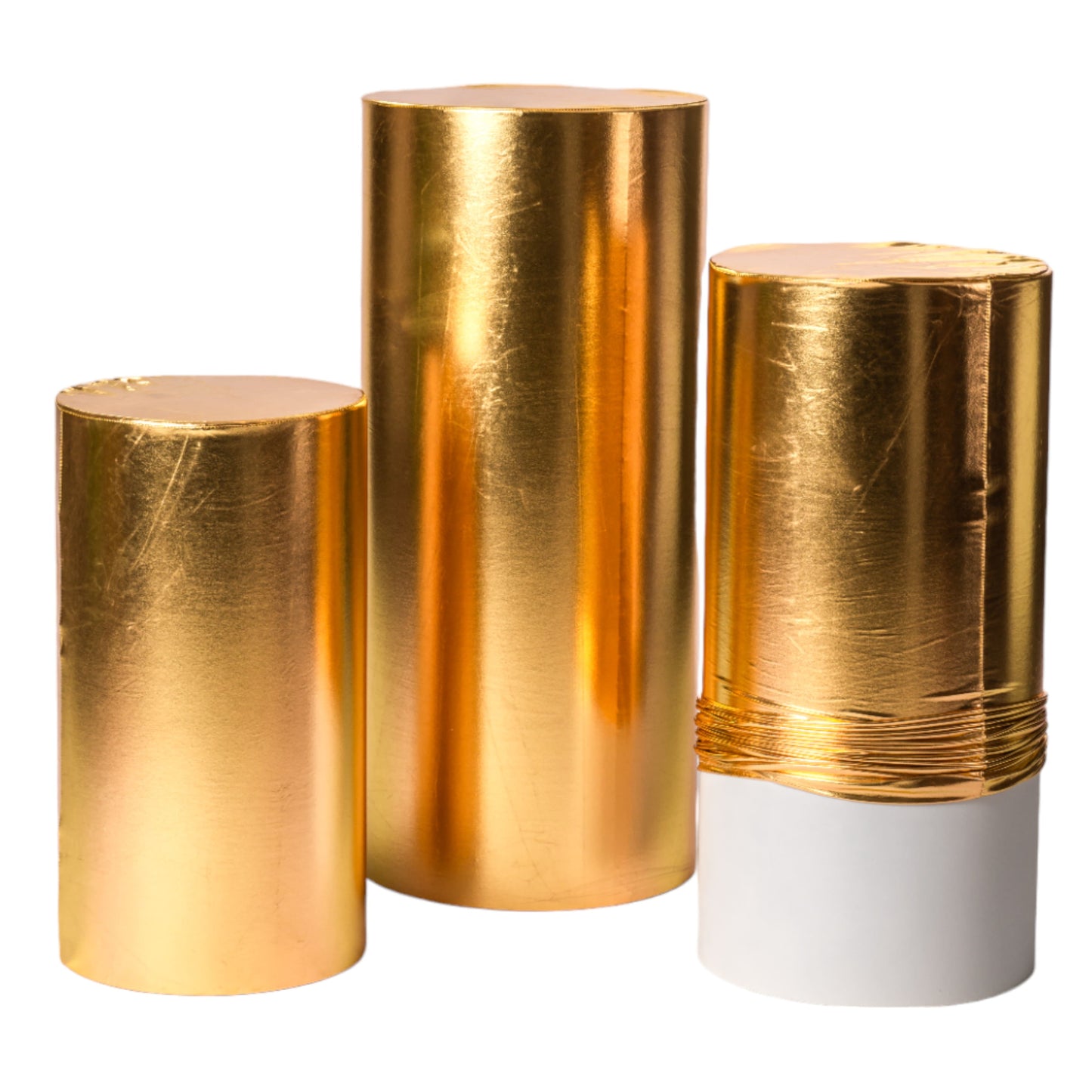 RIVESTIMENTO COLONNA LYCRA ORO METALLIZZ