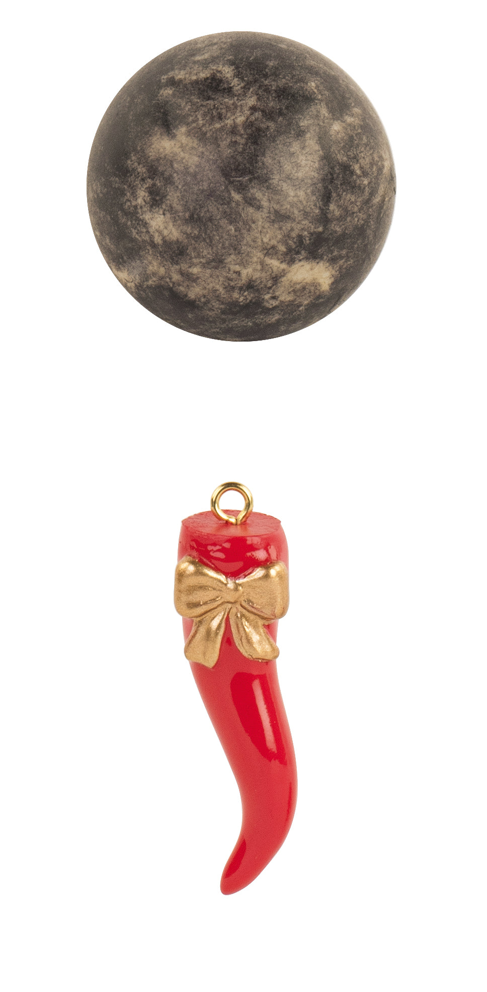 CORNETTO ROSSO C/FIOCCO ORO DA APP H.47