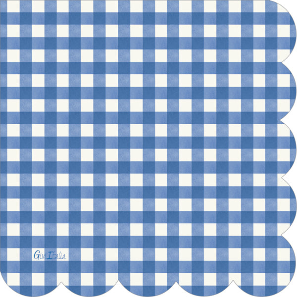 CF.16 TOVAGLIOLI VICHY BLUE CM 33X33