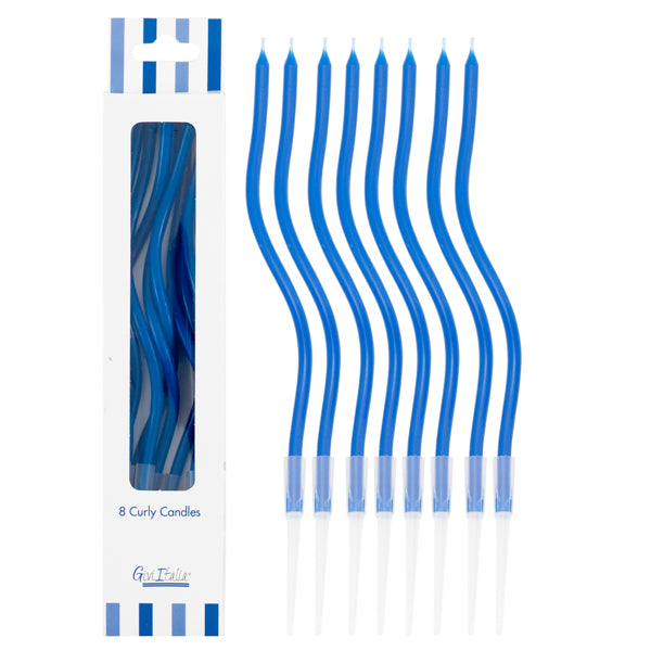 CF  DA 8 CANDELINE CURLY BLU