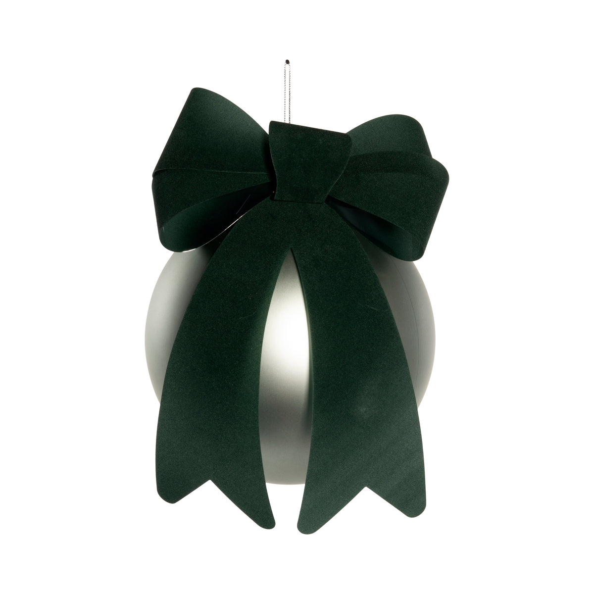 SFERA VERDE FIOCCO VERDE D.25CM PVC