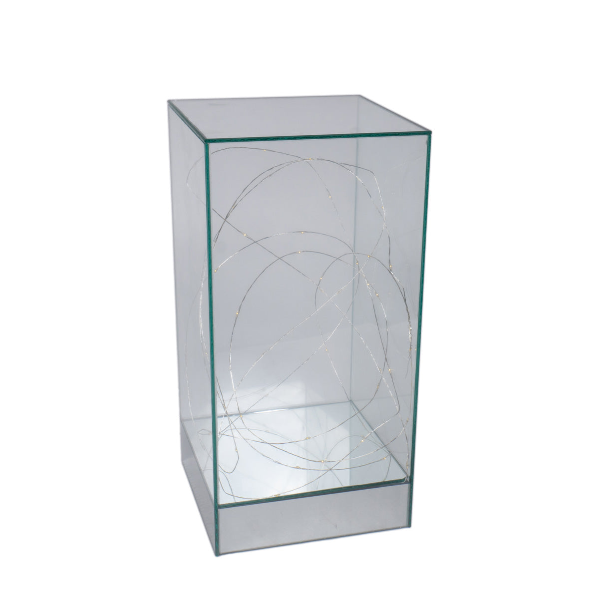 ALZATA LED 20X20X30CM REM.CONTR. VETRO