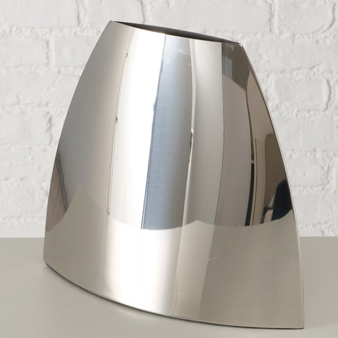 VASO EMANUEL ACCIAIO 30X7 H26 CM