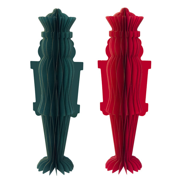 CF.1 DEC. CARTA NUTCRACKER ROSSO VERDE A