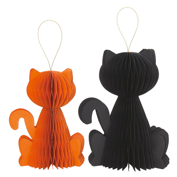 CF. 2 DEC. CARTA GATTO NERO ARANCIO ASS