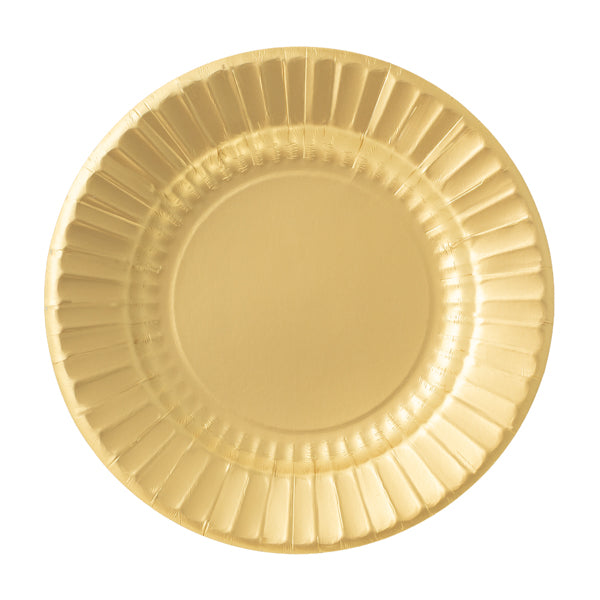 CF.8 PIATTI ROUND CM.27 ORO SATIN