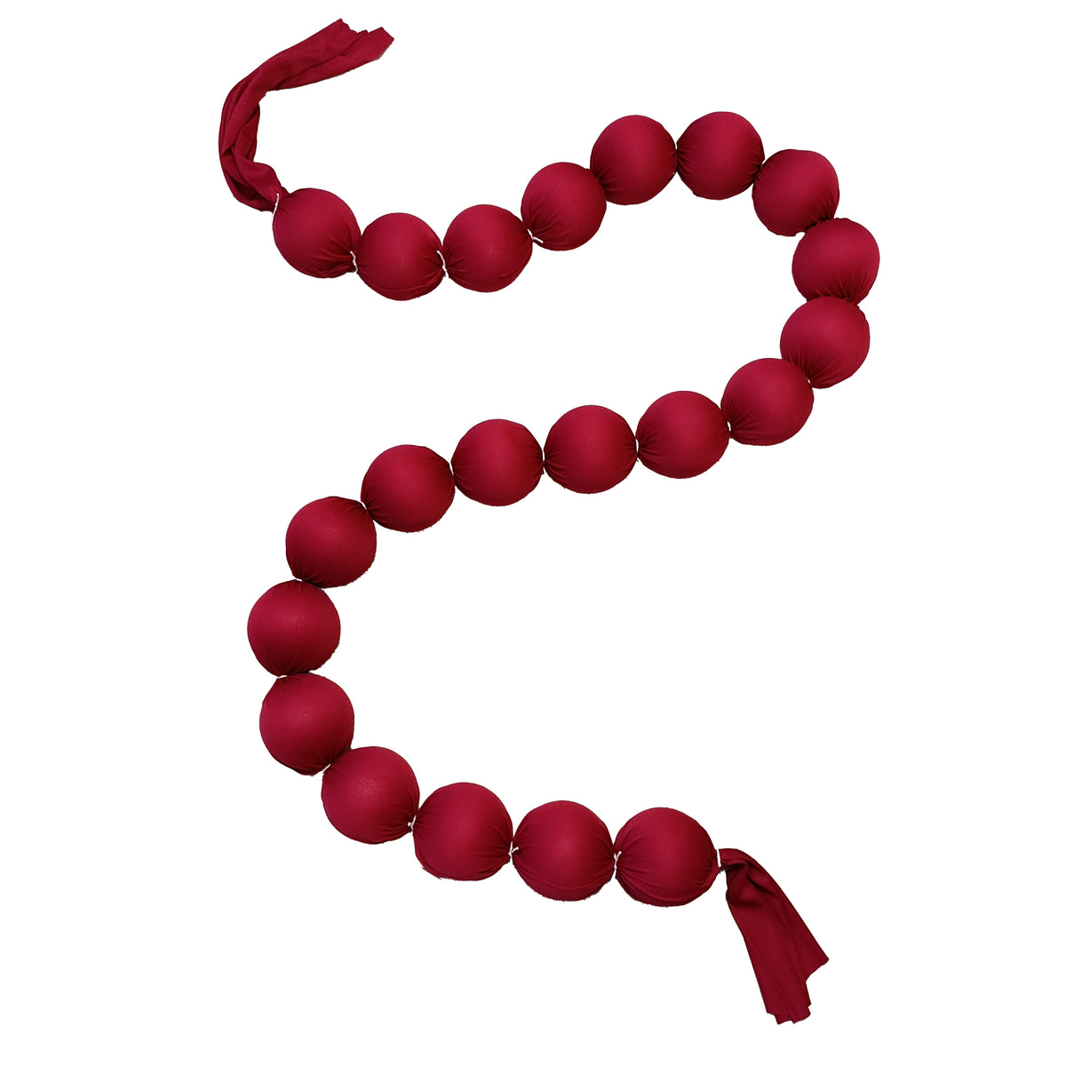 FESTONE CON PALLINE ROSSO 3MT