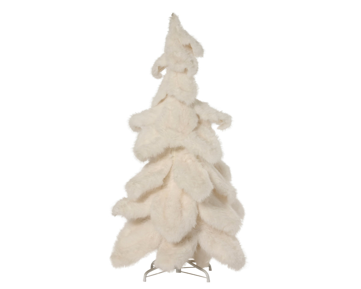 Boom kunstbont pine tree 5 layers, 40cm