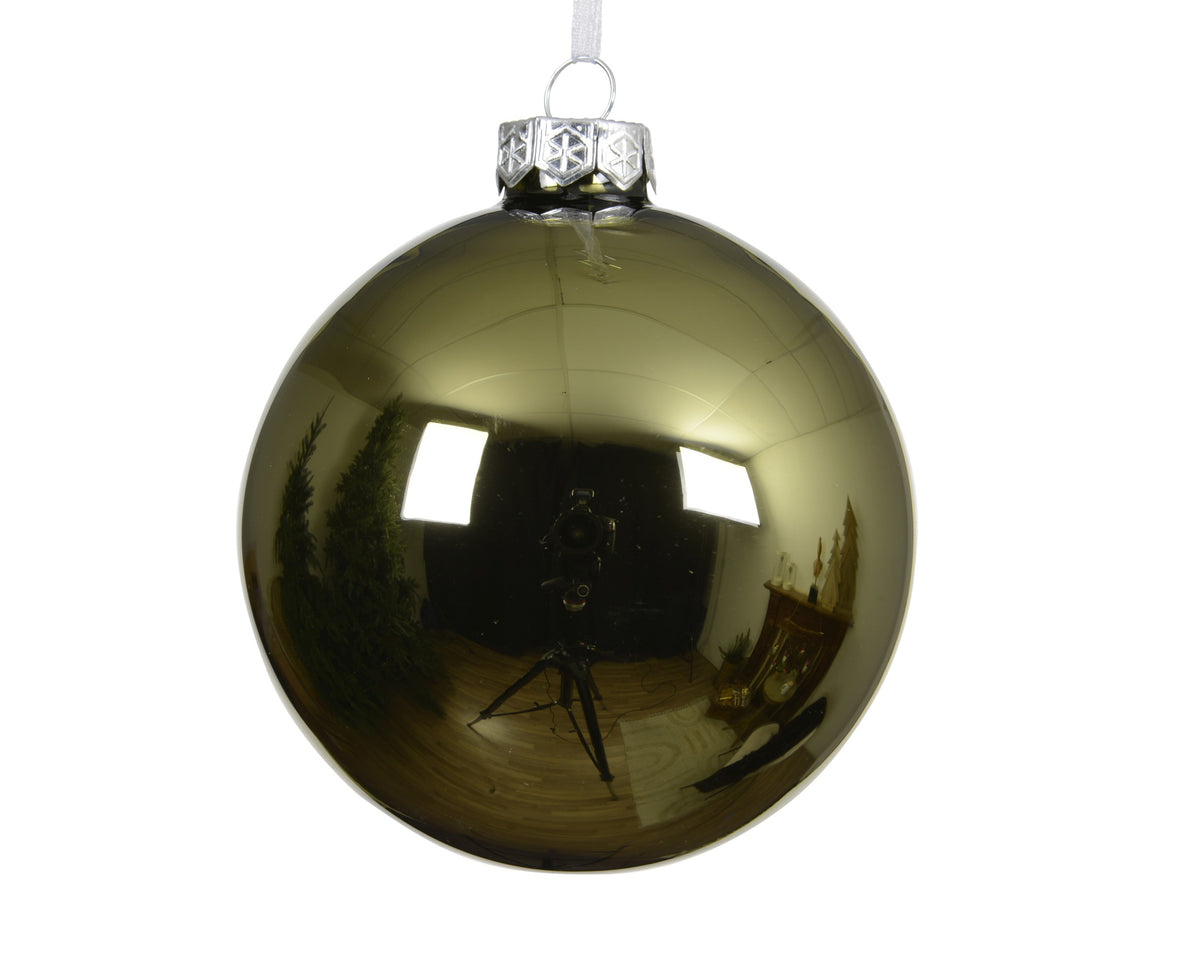 Kerstballen glas shiny