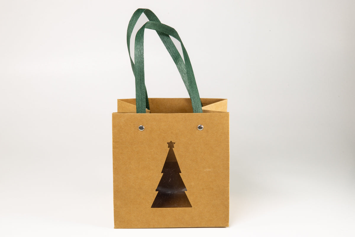SHOPPER PANETTONE CON ALBERO FINESTRA CM