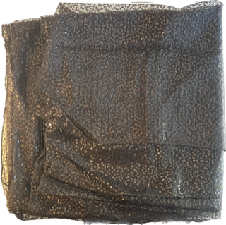 Telo paillettes cm70x2.7mt brown