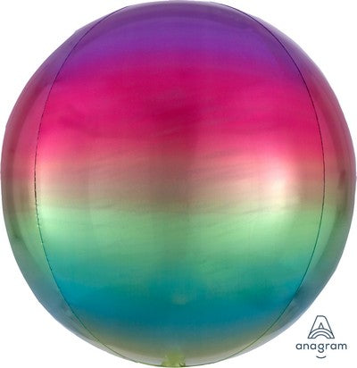 OMBRÉ ORBZ RAINBOW FOIL BALLOON G20 PACK