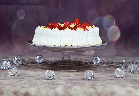 DESSERT STAND SMALL CLEAR