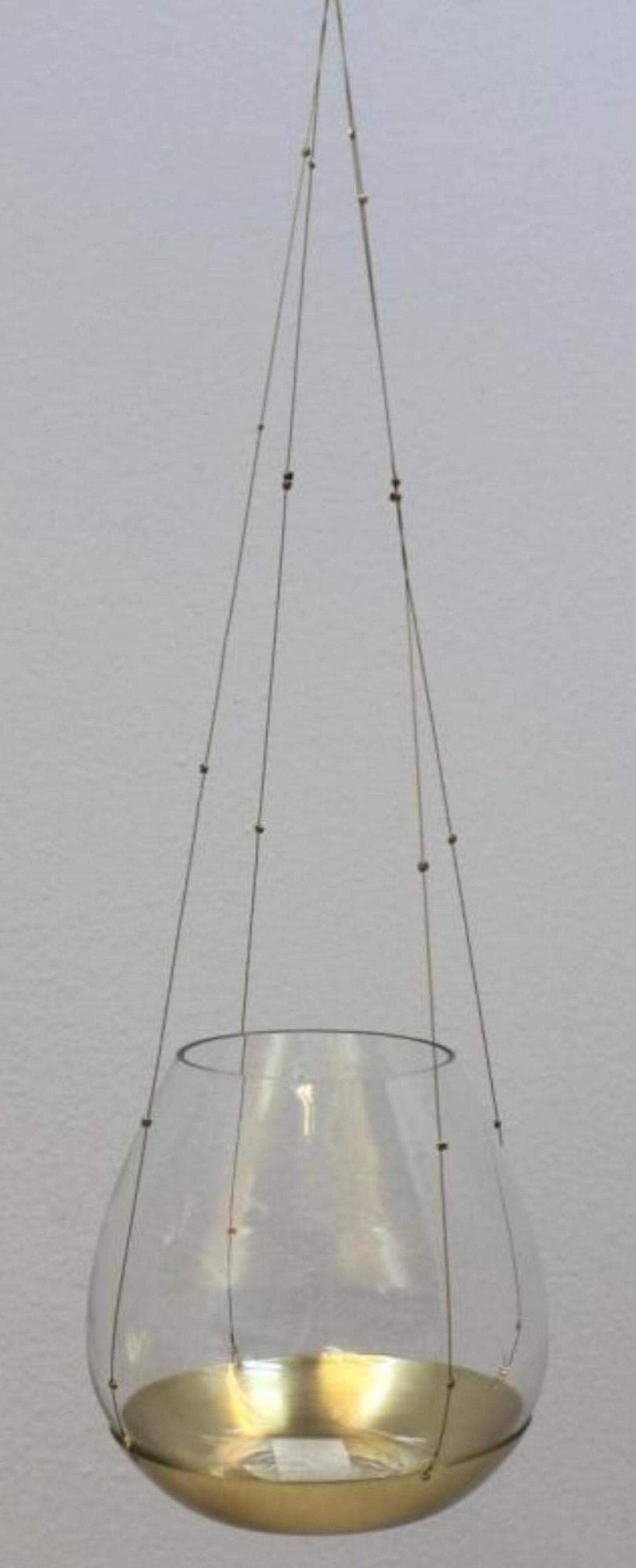GL.-TEALIGHT-HANGER 12,5CM GOLD