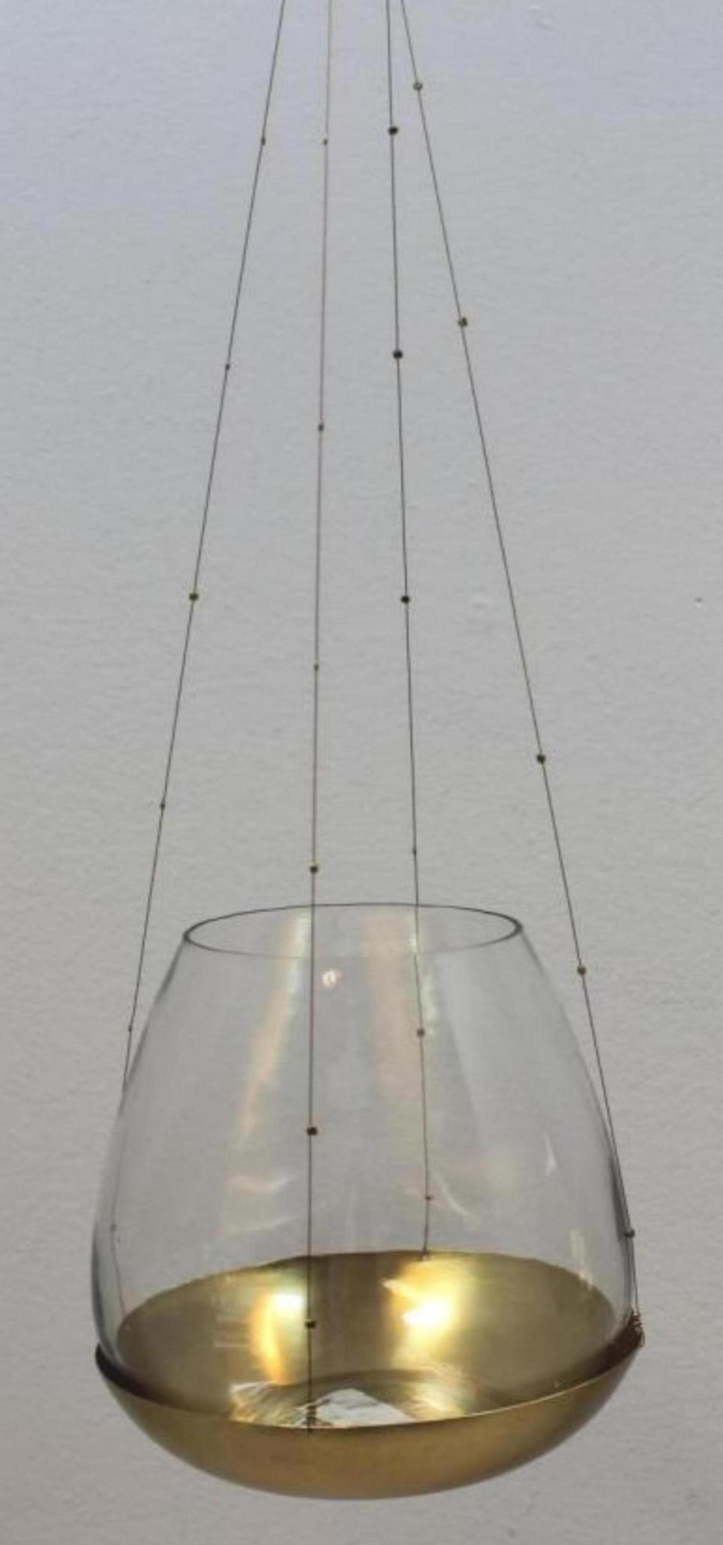 GL.-TEALIGHT-HANGER 15CM GOLD