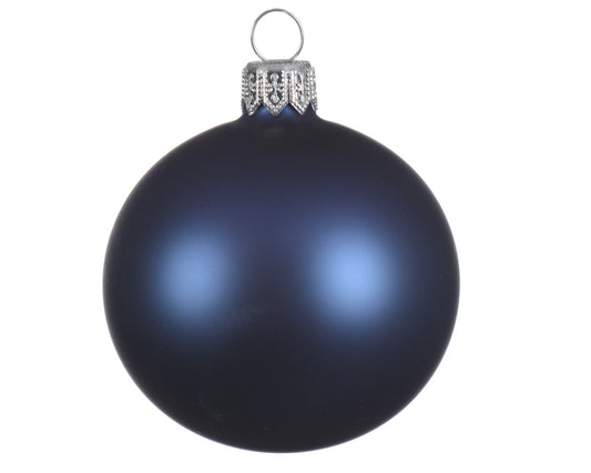 GLASS PLAIN BAUBLES MATT