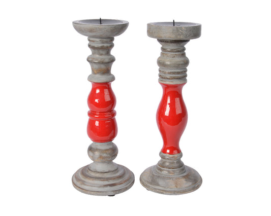 MANGOWD CANDLEH W ENAMEL 2ASS