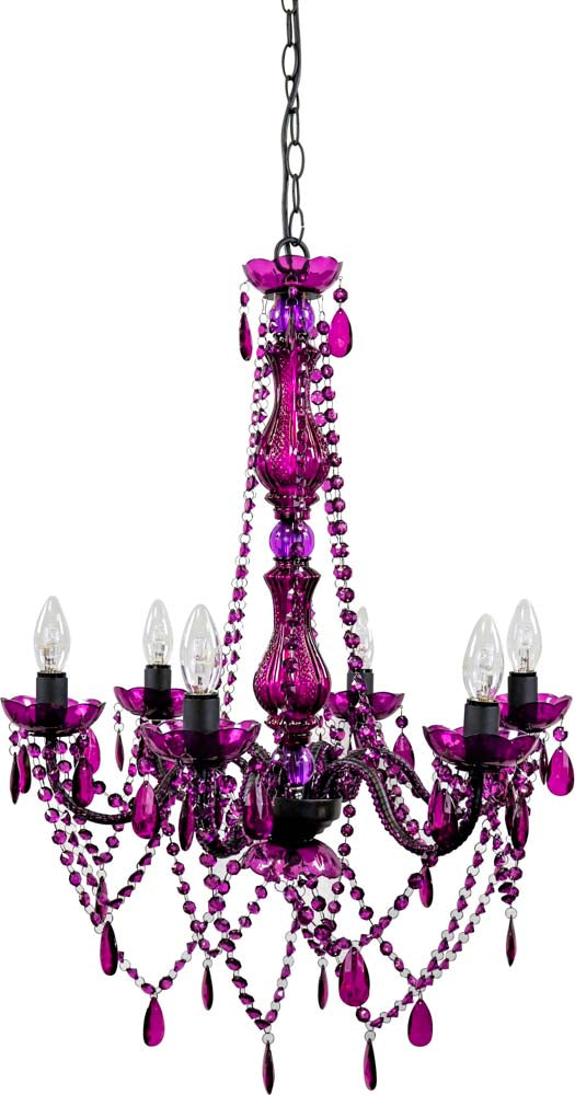 LAMPADARIO "CASTELLO" VIOLA