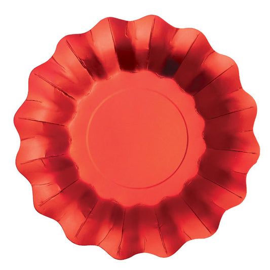 CF.8 PIATTI NEW SHAPE CM.27 ROSSO SATIN