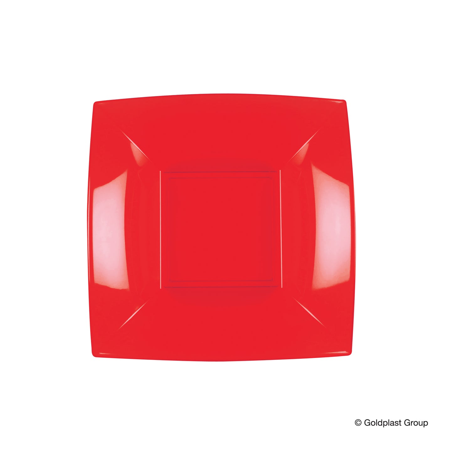 PIATTO FONDO NICE PP - ROSSO CHINA - 18