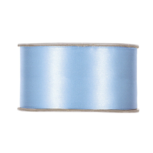 NASTRO DOPPIO RASO AZZURRO 40 MM X 25 M